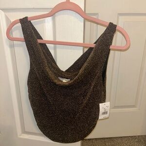 Moa Moa Women’s sparkly tank top! | Gold | Large | Never worn